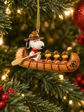 Snoopy Beagle Scout Day Out Peanuts Ornament